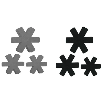 

12Pcs 3 Sizes Pan Pot Protectors, Larger&Thicker Pads for Separating