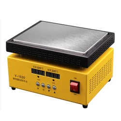 Séparateur de plaque chauffante LCD V1520/V 2020T, Station de préchauffage électronique, outils de réparation d'écran de téléphone portable 