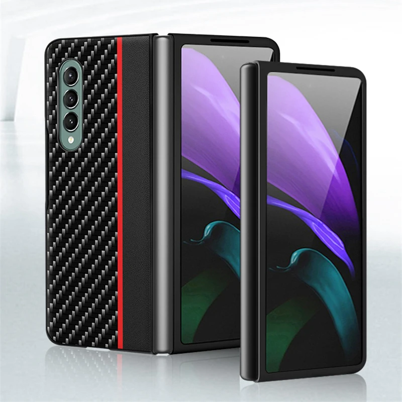 Чехол для телефона Samsung Galaxy Z складной чехол из углеродного волокна кожаный Fold3 с