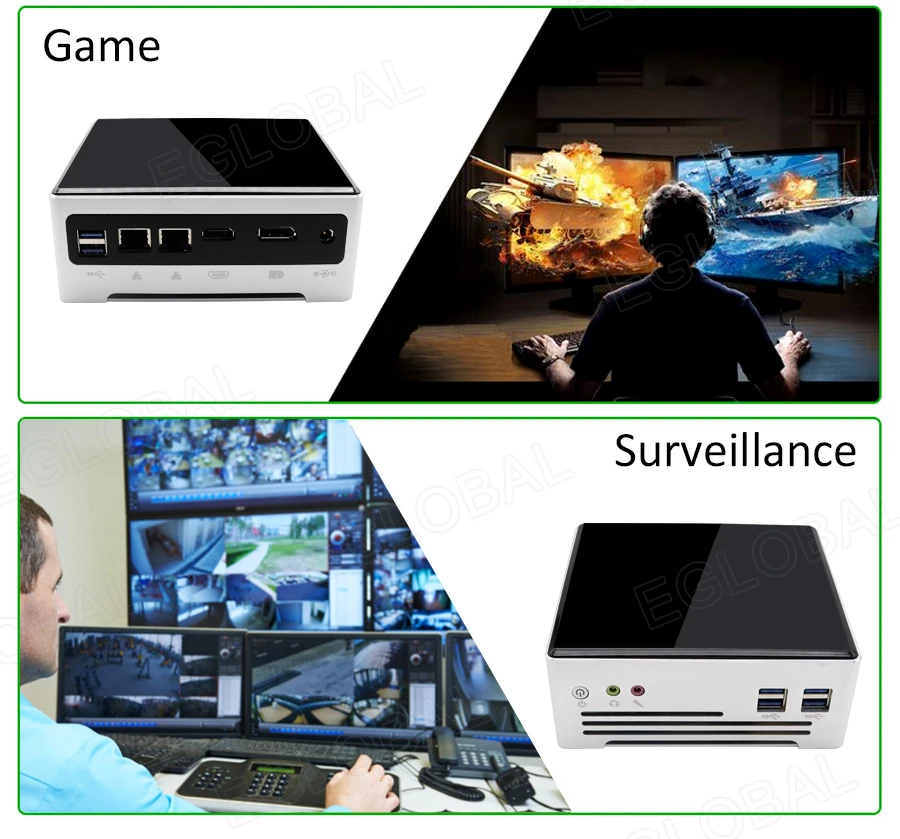 New Fan Mini PC with Intel Core i5 1035G4, Iris 940 Graphics, Dual LAN, 6 USB 3.0, DP, HD Dual Display, HTPC, AC WiFi. Description Image.This Product Can Be Found With The Tag Names Barebone Mini PC, Computer Office, Mini pc