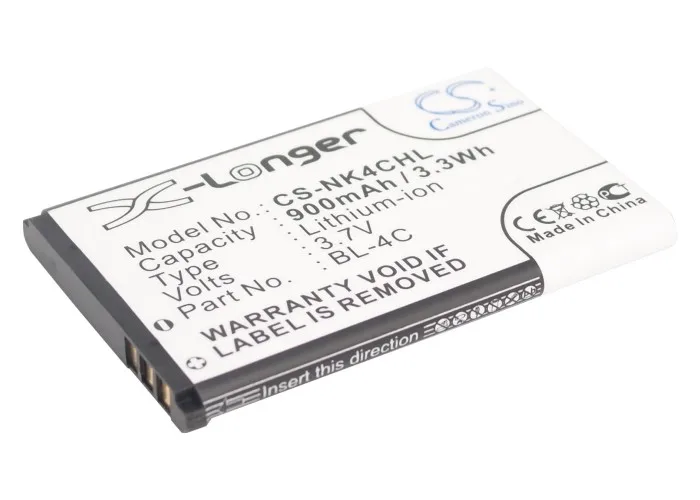 

Cameron Sino BL-4C battery for 107, 108, 1265, 1325, 1661, 2220 Slide, 2650, 2651, 2652, 3108
