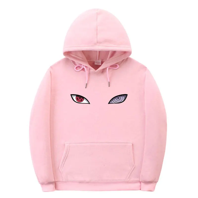 Толстовка Наруто Uchiha Uzumaki Hatake Eye для мужчин и женщин хип хоп уличная