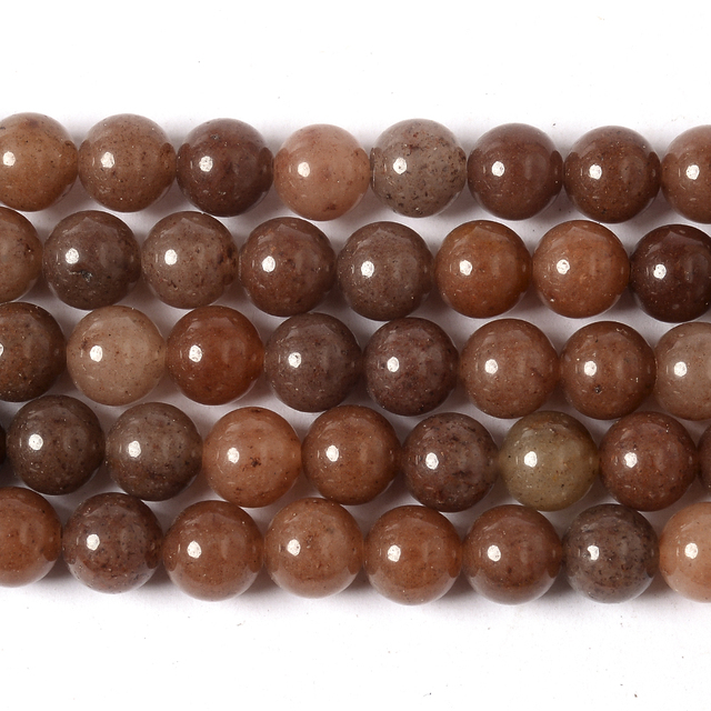 Stone Beads Aventurine Jades Indain Agates Crystal Beads for Jewelry Making DIY Bracelet Accessories 4/6/8/10/12mm