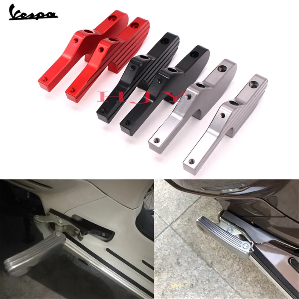 Подножки для пассажиров расширенные подножки с 4 винтами Vespa GT GTS GTV 60 125 200 250 300