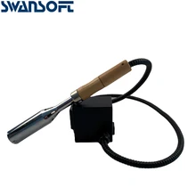 SWANSOFT горячая штамповка машина тиснение дерево Брендинг железа ручной для ПЭТ ремень Пользовательский логотип