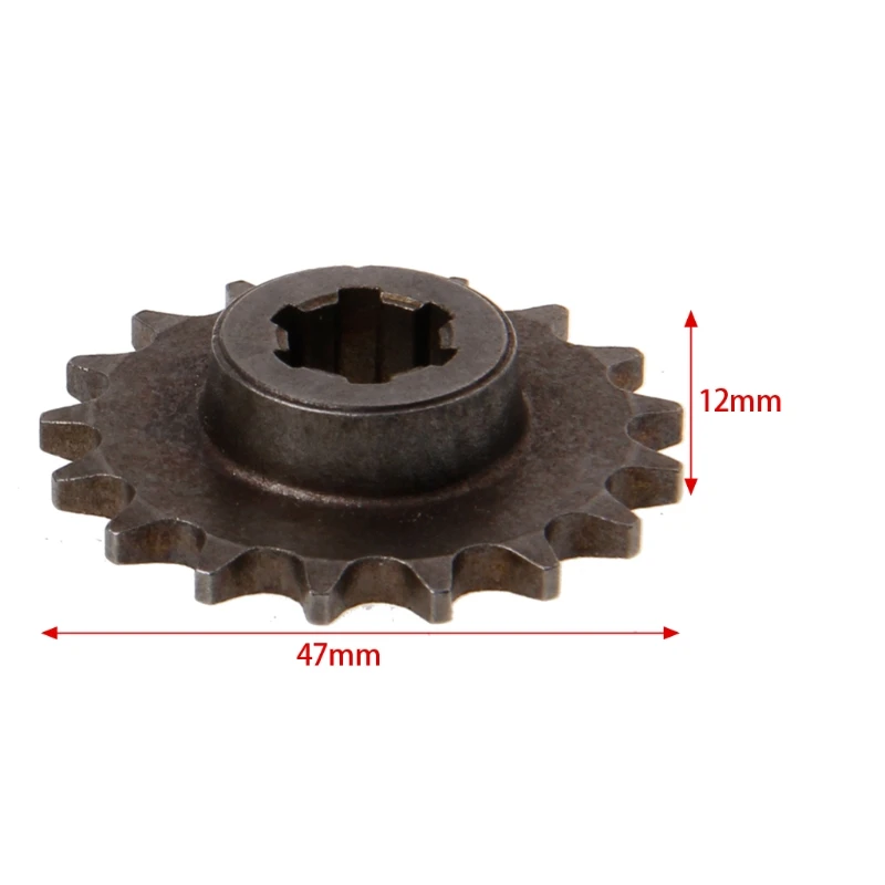 47cc 49cc мотоцикла T8F 8 мм 11 14 17 20 зуб передний зубчатый валик звездочки Cog - Цвет: 17