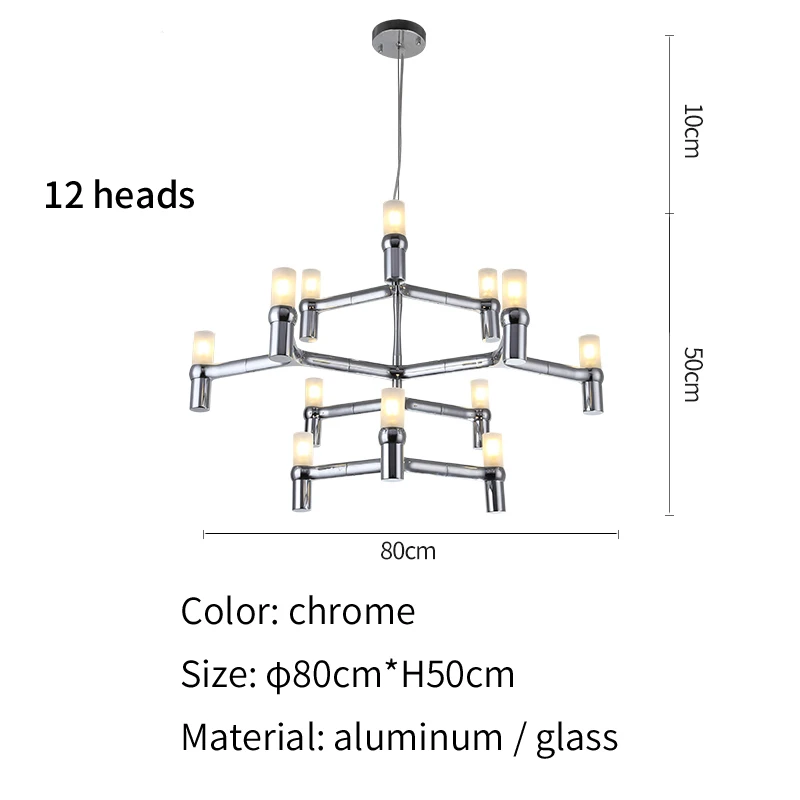 Светодиодный люстры для гостиной, спальни, столовой, люстры, поверхностное крепление или регулируемые по высоте светильники бумажные фонарики - Цвет абажура: 12 Heads
