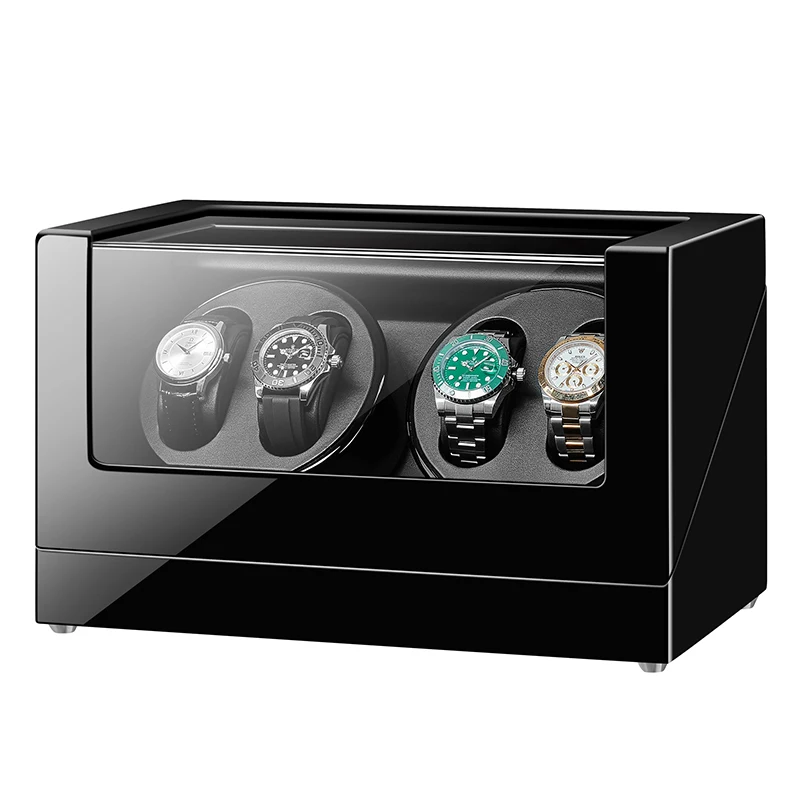 

JQUEEN 4 Watch Winder for Automatic Watches with Extremely Quiet Motor Large Capacity