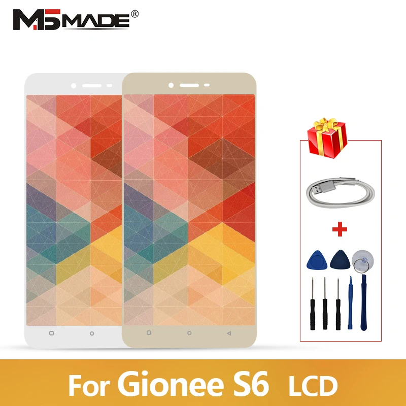 

For Gionee S6 LCD Display Touch Screen Digitizer Assembly Replacement Accessories For Gionee GN9010 Display Free Shipping