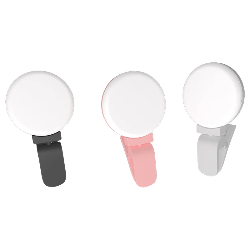 Mobile phone fill light two-color white light yellow light beauty self-timer light artifact make up light black