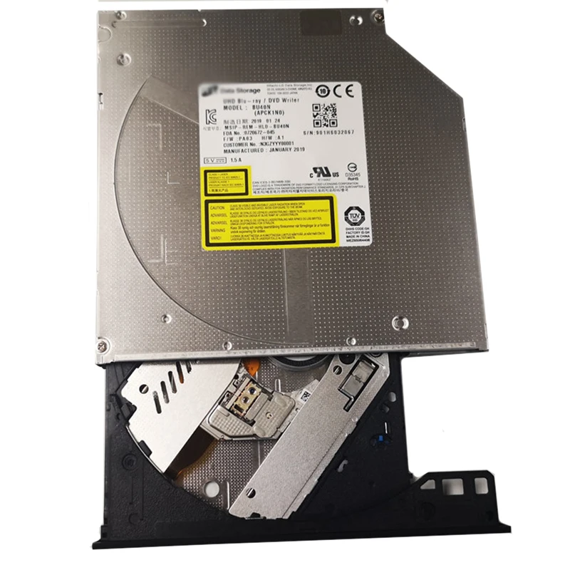 for Dell HP Lenovo Acer Asus Sony Samsung Toshiba Laptop Notebook PC Dual Layer 8X DVD+-R/RW CD-R M-Disc Burner Replacement Internal 6X BD-RE DL QL TL Blu-ray Writer 9.5mm SATA Optical Drive 