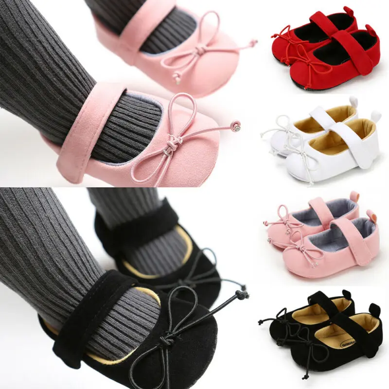Обувь для новорожденных маленьких девочек с бантом-бабочкой замшевая обувь