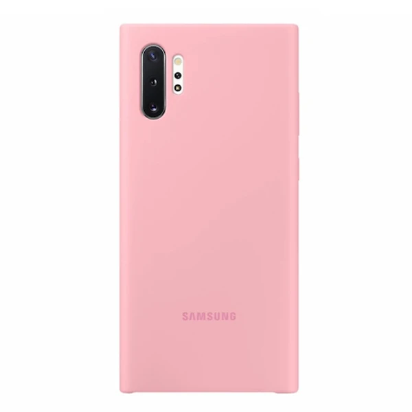 Официальный силиконовый чехол samsung, защитный чехол для Galaxy Note10 Plus Note10 NoteX, модные чехлы корпуса мобильных телефонов - Цвет: Pink