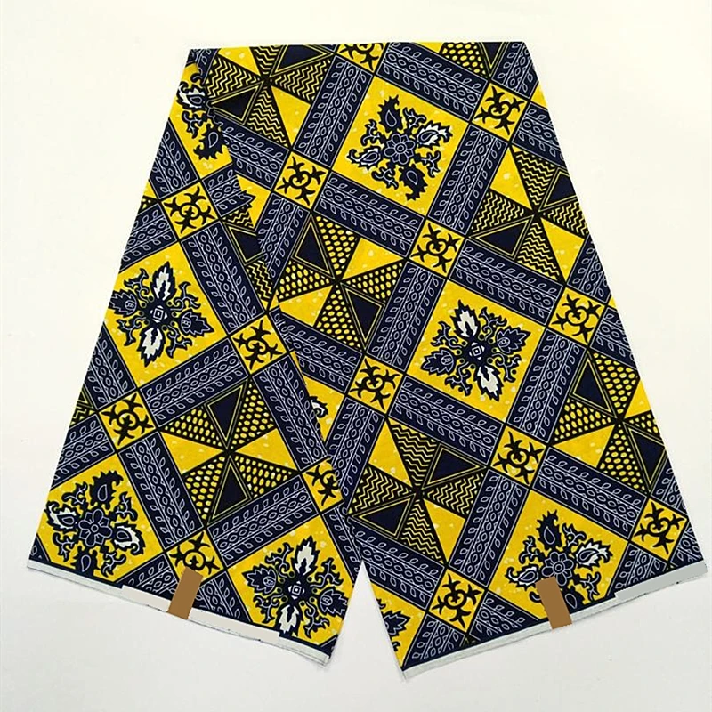 Miss. L Новое поступление африканская вощеная ткань принтом хлопок высокое качество 6 ярдов/шт для штор HL19S112512