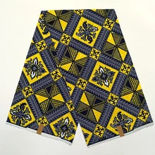 Miss. L Новое поступление африканская вощеная ткань принтом хлопок высокое качество 6 ярдов/шт для штор HL19S112512