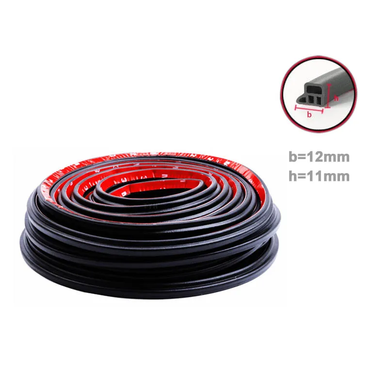 2/4/16/25M Newest BL Type Car Styling Car Sound Insulation Car Door Sealing Strip Rubber Weatherstrip Edge Trim Noise Insulation