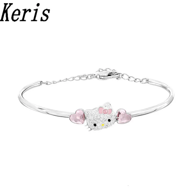 

High quality female heart swa Sweet personality adjustable bracelet