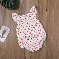 2020 Baby Summer Clothing Toddler Kids Baby Girls Floral Jumpsuit Playsuit Bodysuit Cotton Linen Shorts Clothes 2