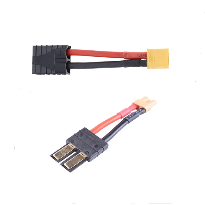 2pcs Male TRX To Female Big Tamiya Adapter – No-Wire Connector For RC Battery & Charger | Convert TRX To Tamiya Plugs-930495