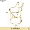 Gold Rabbit ear