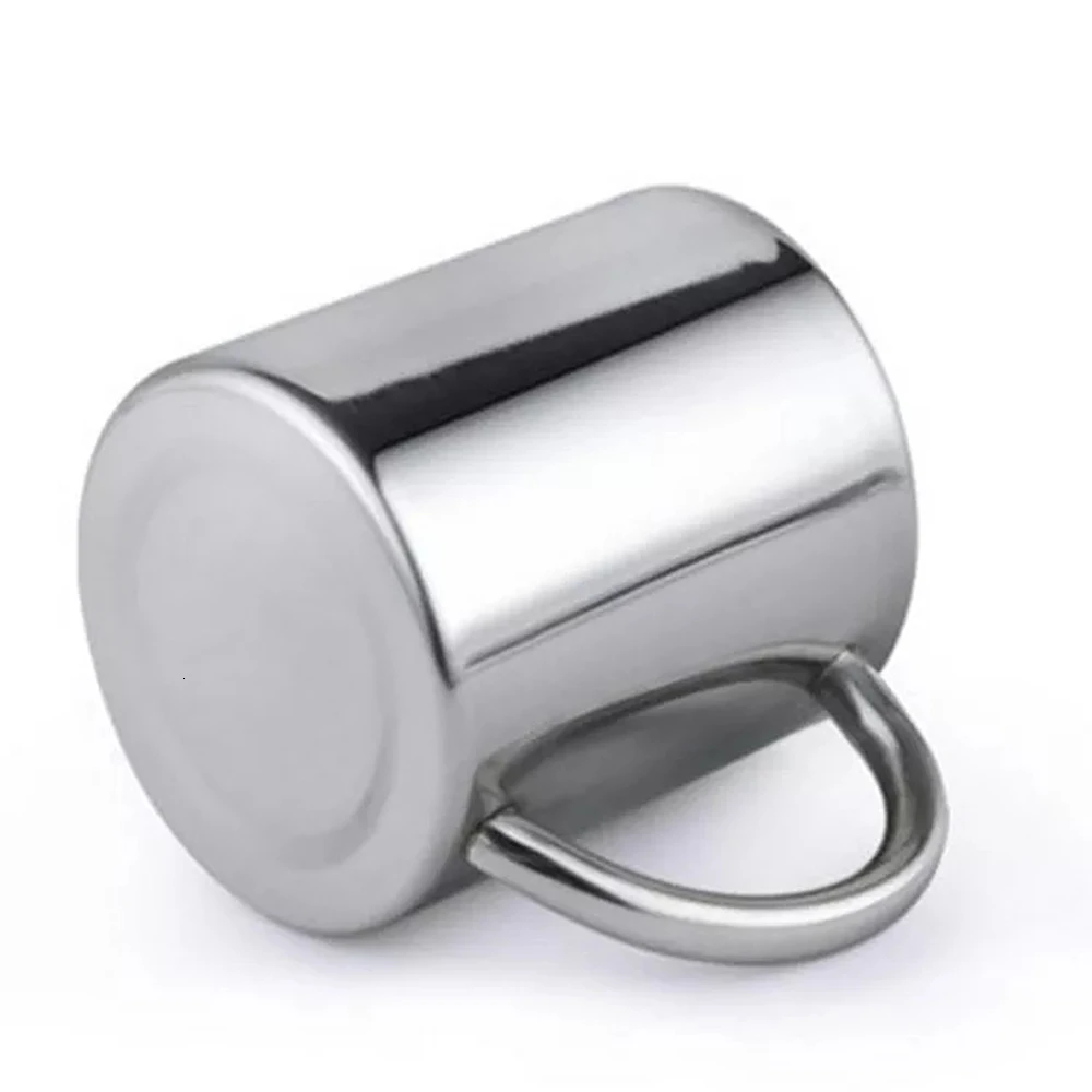 Double Wall Stainless Steel Coffee Mug 300ml Portable Termo Cup Travel Tumbler Coffee Jug Milk Tea Cups Double Office Water Mugs (6)