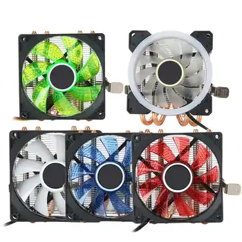 

CPU Cooler Radiator Down-Shot 4 Brass Heatpipe Colorful General Fan(3pin with light) fan cooling for pc