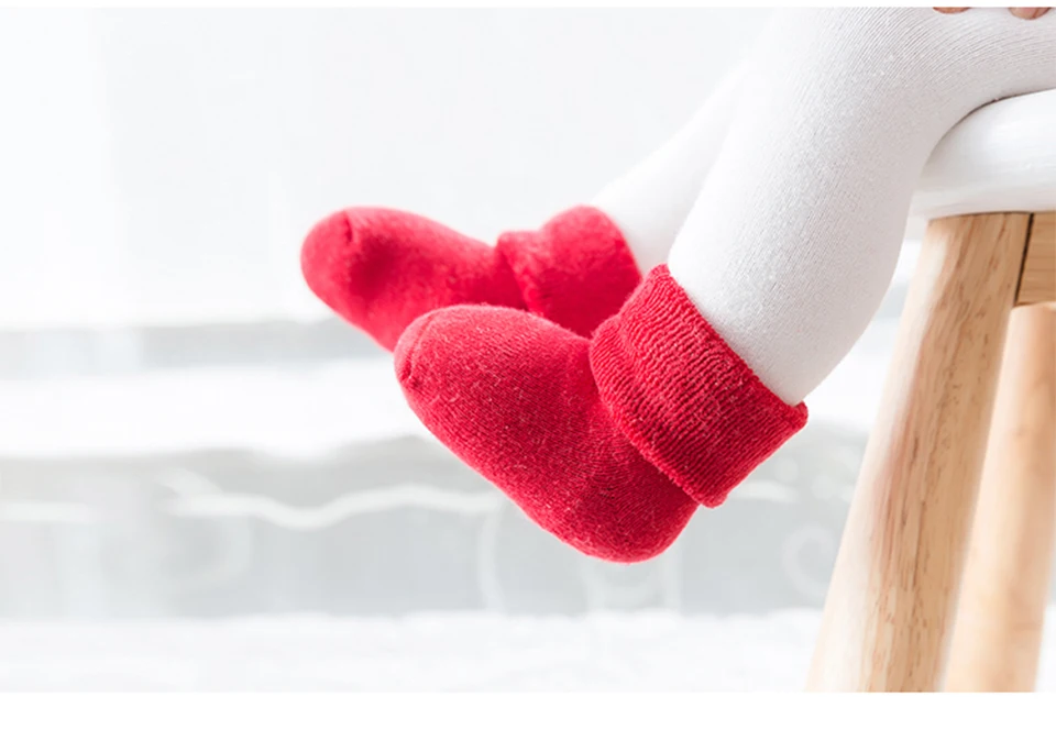 baby winter long socks kids toddler knee high sock girls boys newborn infant cotton terry thick warm sock birthday high sockings