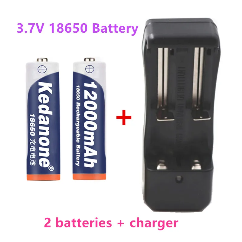 2020 Новый 18650 3 7 V аккумулятор аккумуляторная батарея 12000mAh литий ионный для фонарик