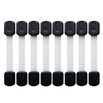 

Child Safety Cabinet Lock 4/6/8/10pcs Baby Security Protector Drawer Door Cabinet Lock Plastic Protection Kids Safety Door Lock