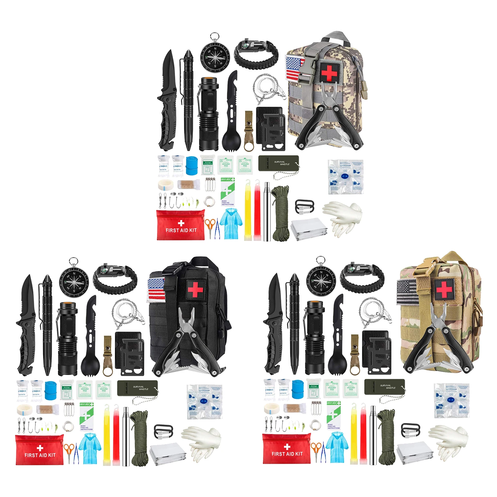 33-in-1 Emergency Survival Gear Kit Tactical SOS  Birthday Gift Son