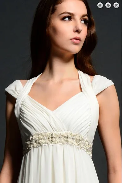 Новая мода макси невесты горничной vestidos Формальное вечернее платье размера плюс белое длинное Расшитое Бисером Пояс Выпускные платья