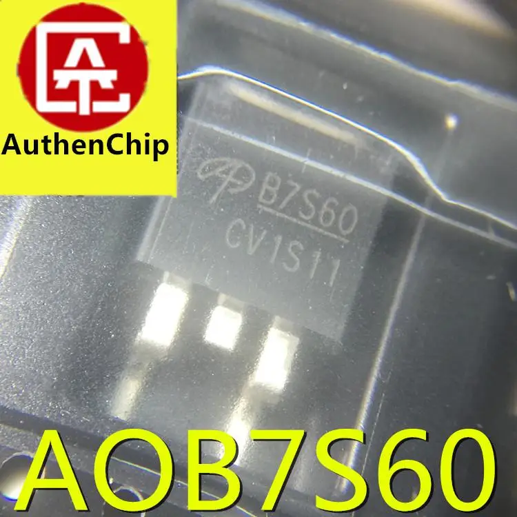 

10pcs 100% orginal new in stock AOB7S60 B7S60 SMD TO-263 AOS American Bandai MOS field effect tube