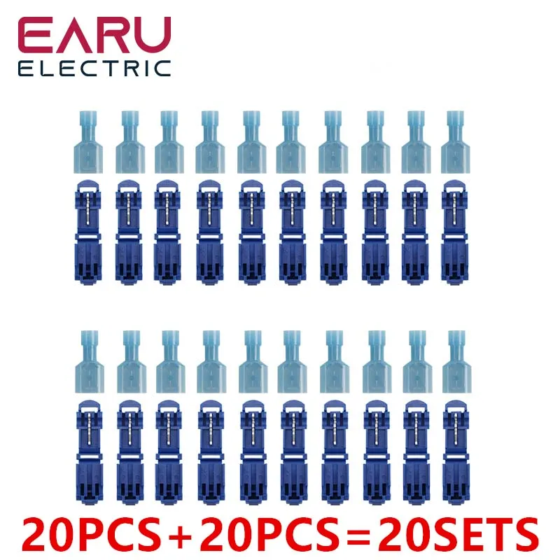 WANGCL Lot De 10 Connecteurs De Câble à 2 Broches Basse Tension T