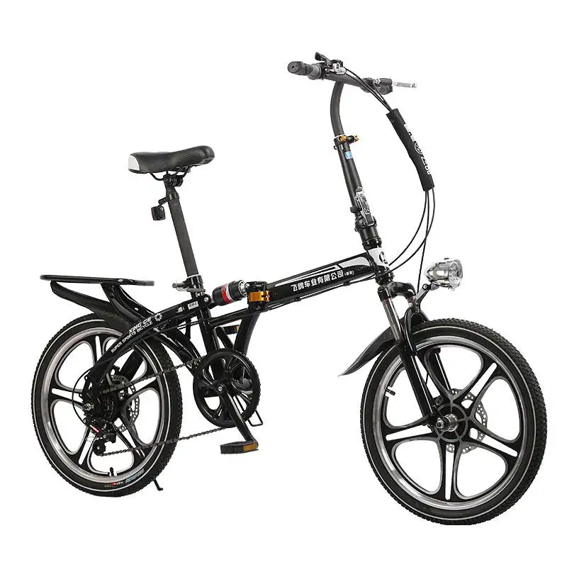 Бренд мужской BMX велосипед 20 дюймов графит для колес стальная рама мягкий-хвост дисковый тормоз складной Bicicleta детский Дамский велосипед - Цвет: 5 cutter black
