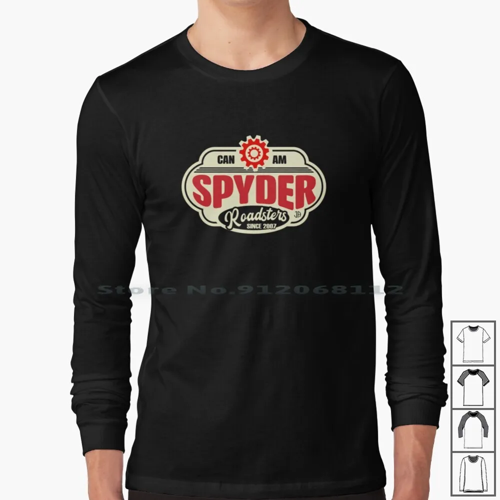 Maglietta A Maniche Lunghe Can-Am Retro Canam Bike Trike Roadsters Brp Openyourroad Bikerpatgch Bikershirt Logo Graphicdesign