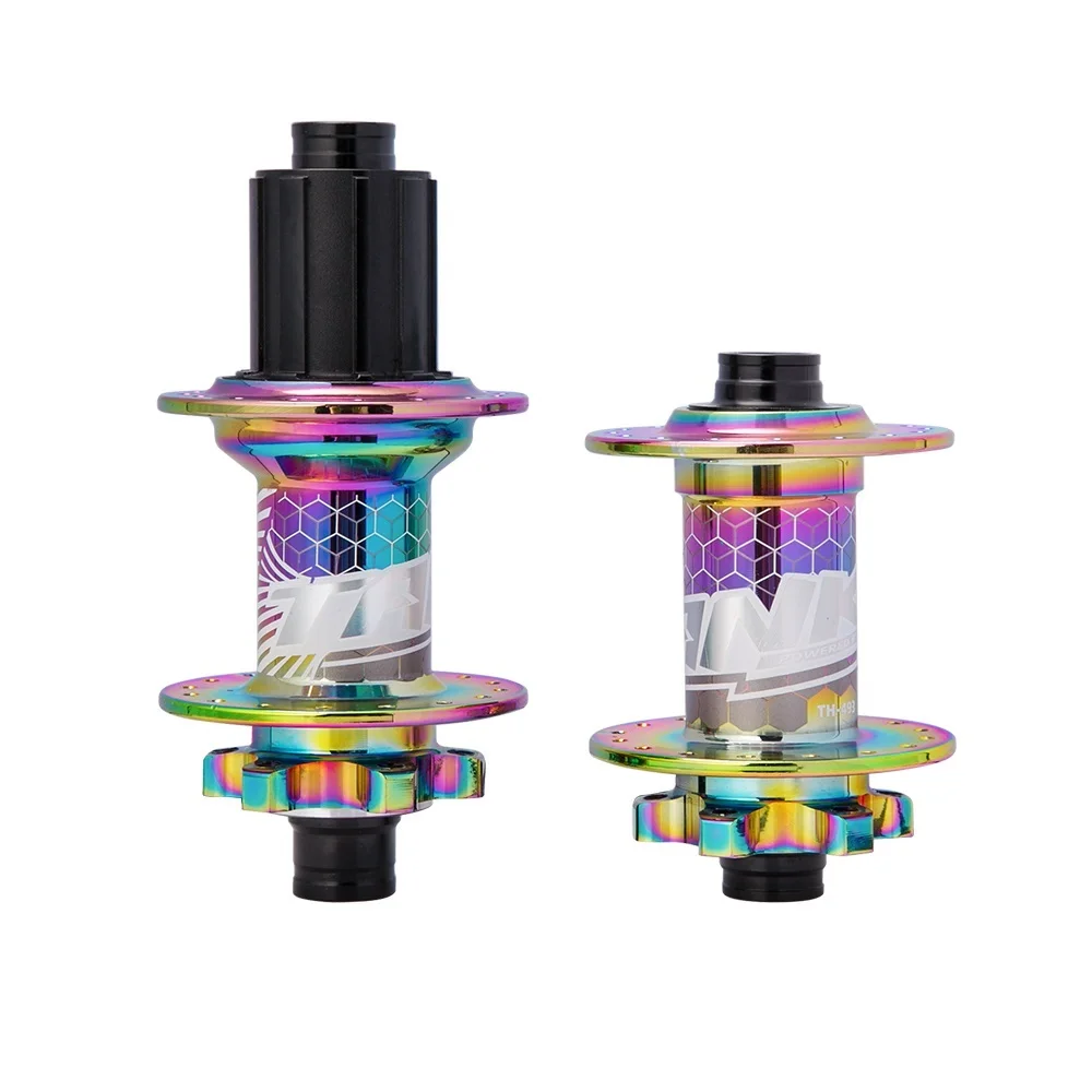 Радужная втулки MTB 32H горный велосипед Hub BOOST QR Thru Axis 4 подшипник 6 Pawls 72 кликов 8 9 10 11