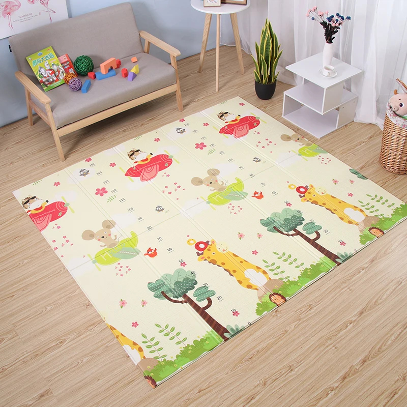 

Portable Foldable Baby Play Mat XPE Baby Crawling Mat Puzzle Childrens Mat Thickened Kids Climbing Rug Baby Cartoon Carpet