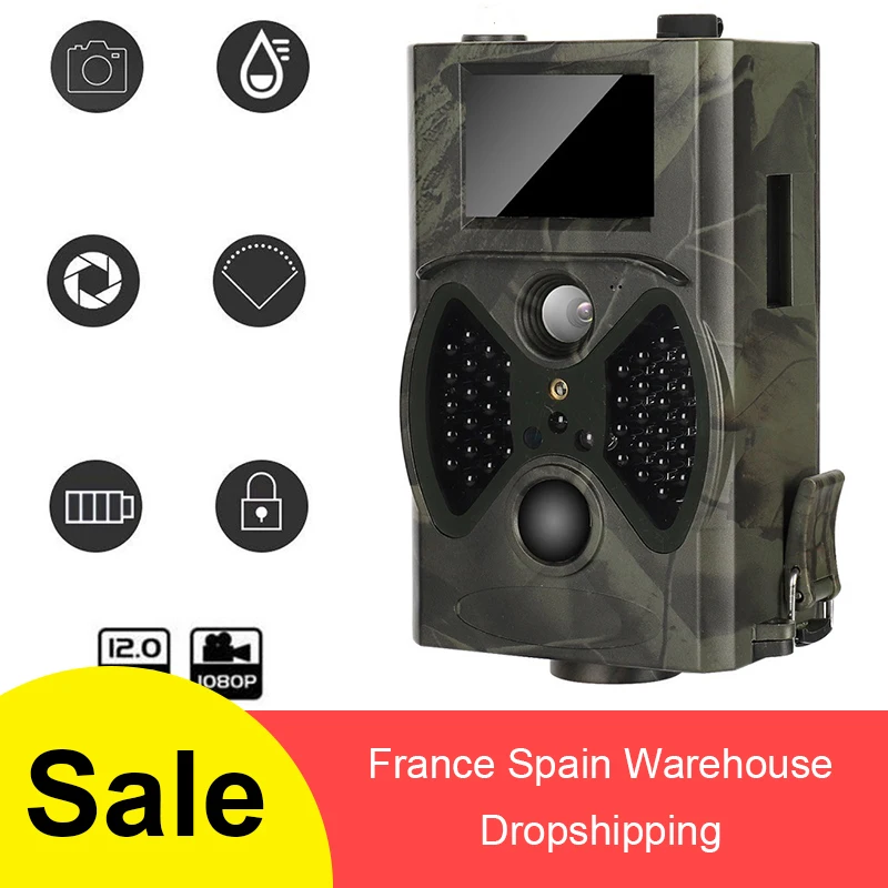 Базовая охотничья камера HC300A 12MP с ночным видением 1080 P, видео камера дикой природы, камеры для охотника, фото, ловушка для наблюдения