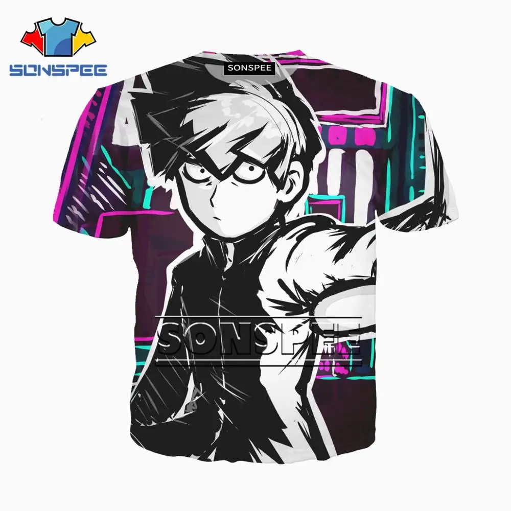 SONSPEE Mob Psycho 100 аниме 3D принт мужская и женская одежда футболка унисекс лидер продаж