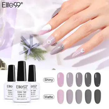 

Elite99 Purple Sunset Imagination Gel Polish Flower Tour Soak Off UV LED Nail Varnish Primer 10ML Gel Salon Manicure Polish