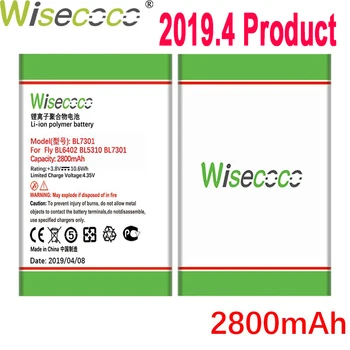 

WISECOCO 2800mAh BL7301 Battery For Fly BL6402 BL5310 BL7301 BL4505 BL3901 BL7407 BL4001 BL4017 BL5405 BL6001 Mobile Phone