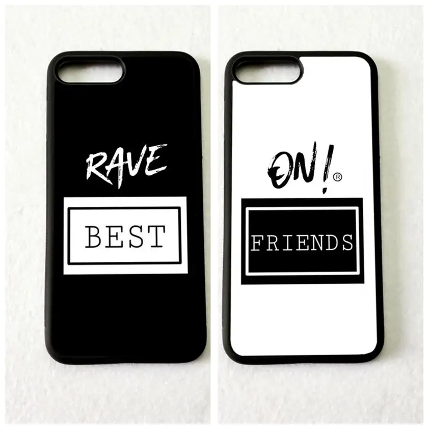 Чехол для телефона BFF best friends forever rave с мягкими боковыми краями iPhone 11 pro max 5s SE 6 6s 7 8