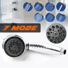 

7 Modes Bathroom Shower Head Water Saving Showerhead Handheld ABS High Pressure Water Sprayer Rubber Nozzle Bath Head Rain Spa