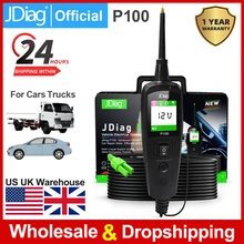 JDiag PowerPro P100 Electrical Circuit Tester for Cars Trucks and Motorbikes Multi-Lingual
