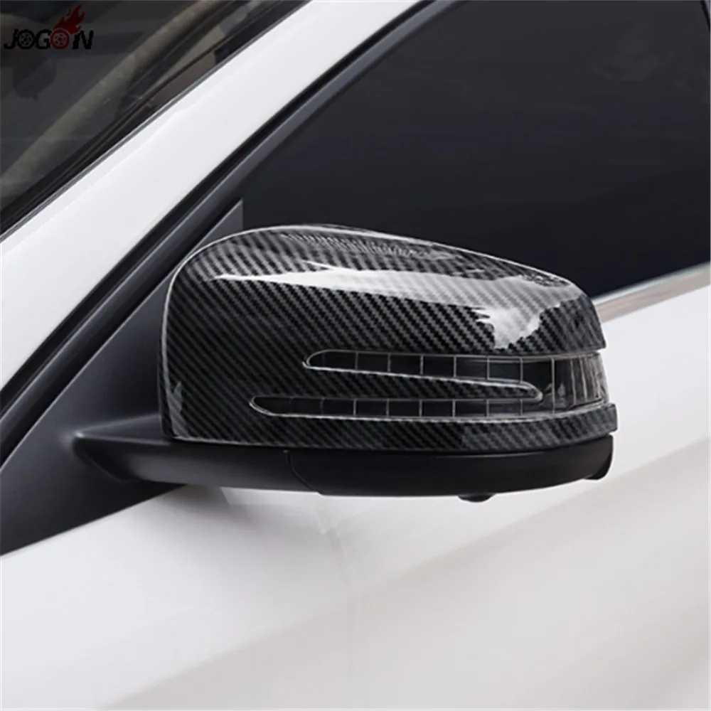 Вид из углеродного волокна/черный для Mercedes Benz A B C E S CLA GLA CLS W176 W246 W204 W212 C117 X156 W221