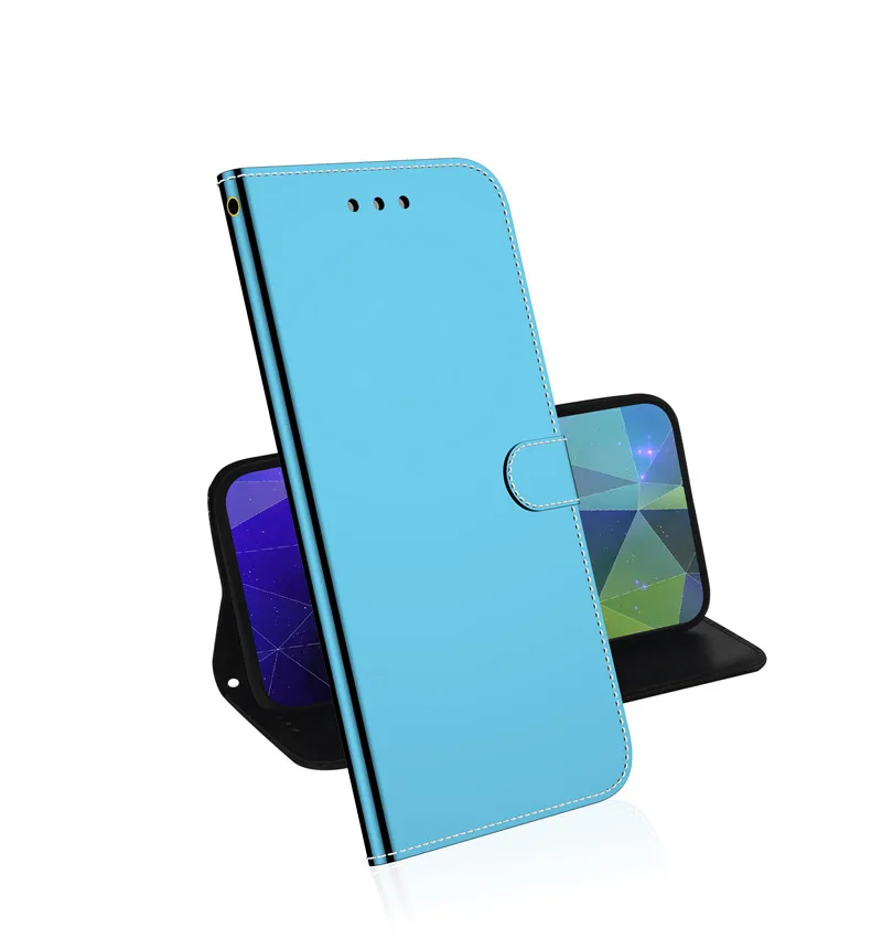 Откидная зеркальная крышка для iphone 7 8 6s 6 s Plus X XR XS Max 11 Pro Чехол для телефона для iphone 11 Pro Max Чехол кожаный магнитный чехол-кошелек