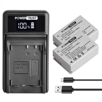 

NB-7L NB7L 1600mAh Rechargeable Battery and LED USB Charger for Canon PowerShot G10 G11 G12 SX30 is Digital Camera
