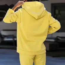 

Fashion Fall Winter Pullover Hooded Loose Fit Casual Tracksuit Streetwear Casual Outfit Sweatshirt Pants Set