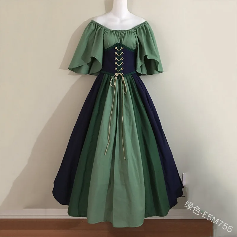 green elven dress