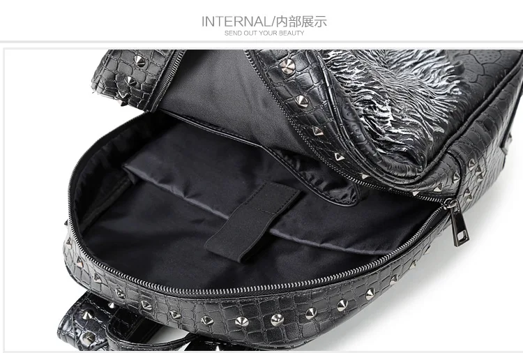 PU Leather Shoulder Bags, Mochila Escolar, Alta Qualidade, Laptop, Homem